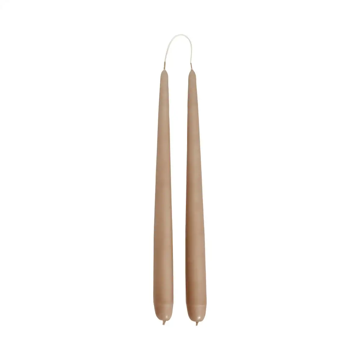 PACK 2 VELAS TAUPE L / OYOY