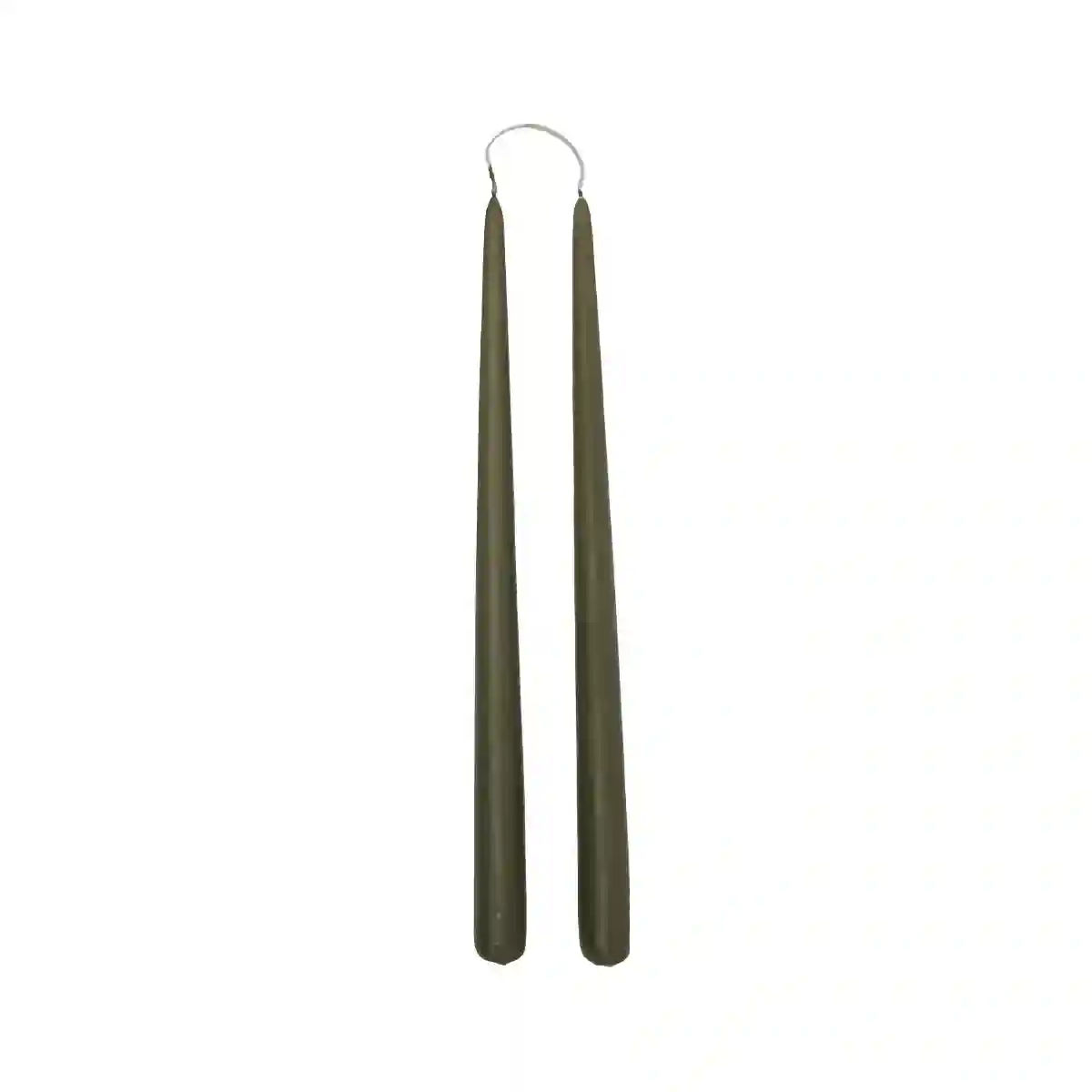 PACK 2 VELAS VERDE OLIVA L / OYOY