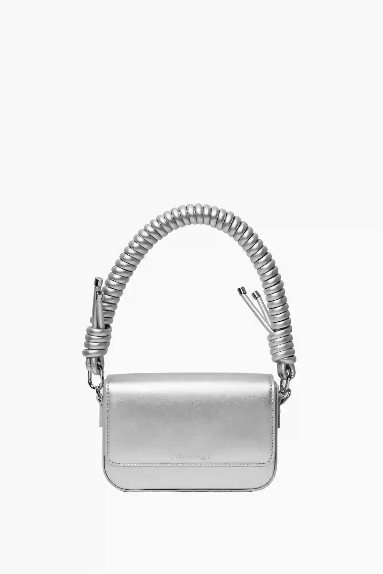 BOLSO PANTONE (PLATA) + CADENA RIZADA HOMBRO / OLIVIA MAREQUE