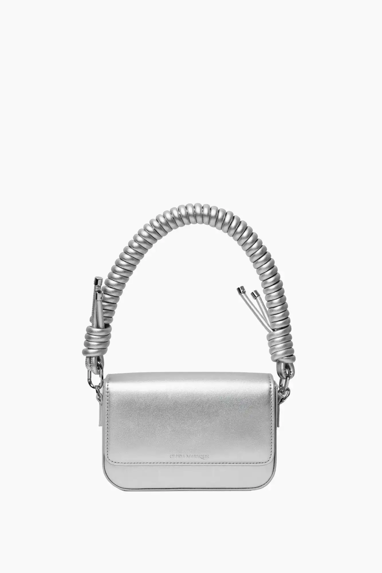 BOLSO PANTONE (PLATA) + CADENA RIZADA HOMBRO / OLIVIA MAREQUE