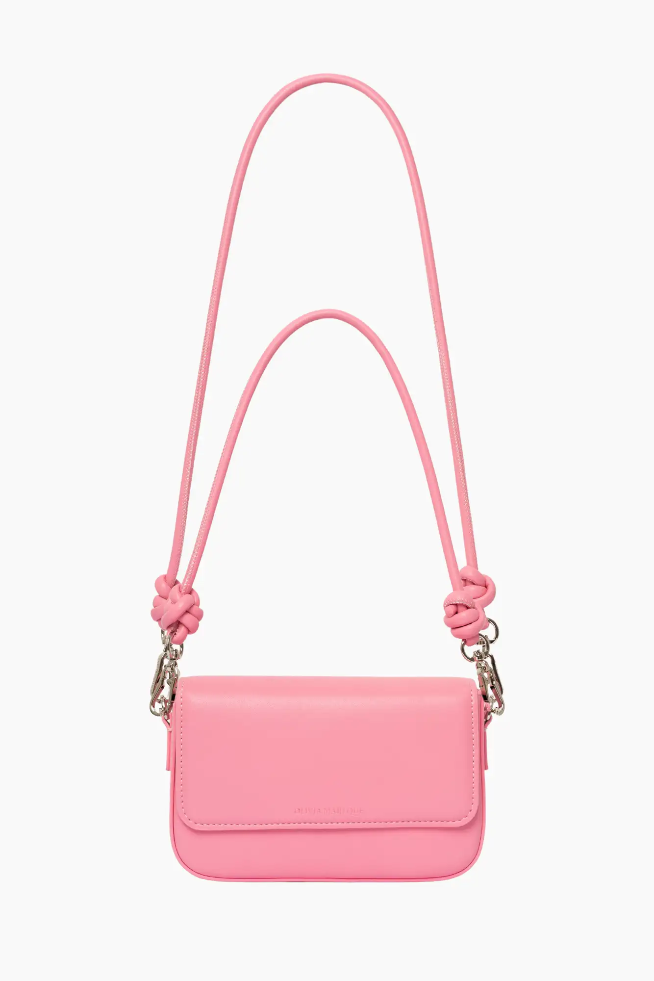 BOLSO PANTONE (ROSA) + CADENA NUDO BANDOLERA / OLIVIA MAREQUE