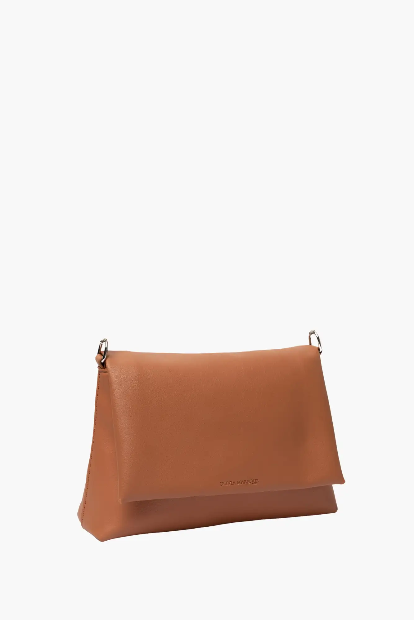 OLIVIA MARRON /NYLON HOMBRO MARRÓN NARANJA - Imagen 4