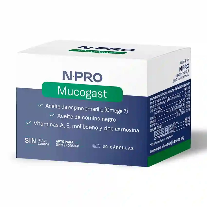 NPRO MUCOGAST 60 Capsules