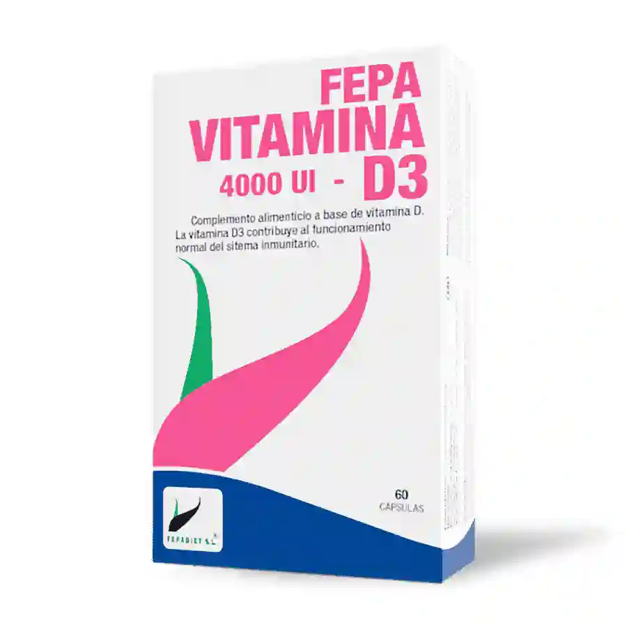 Fepa Vitamina D3 4000 µi 60 cápsulas