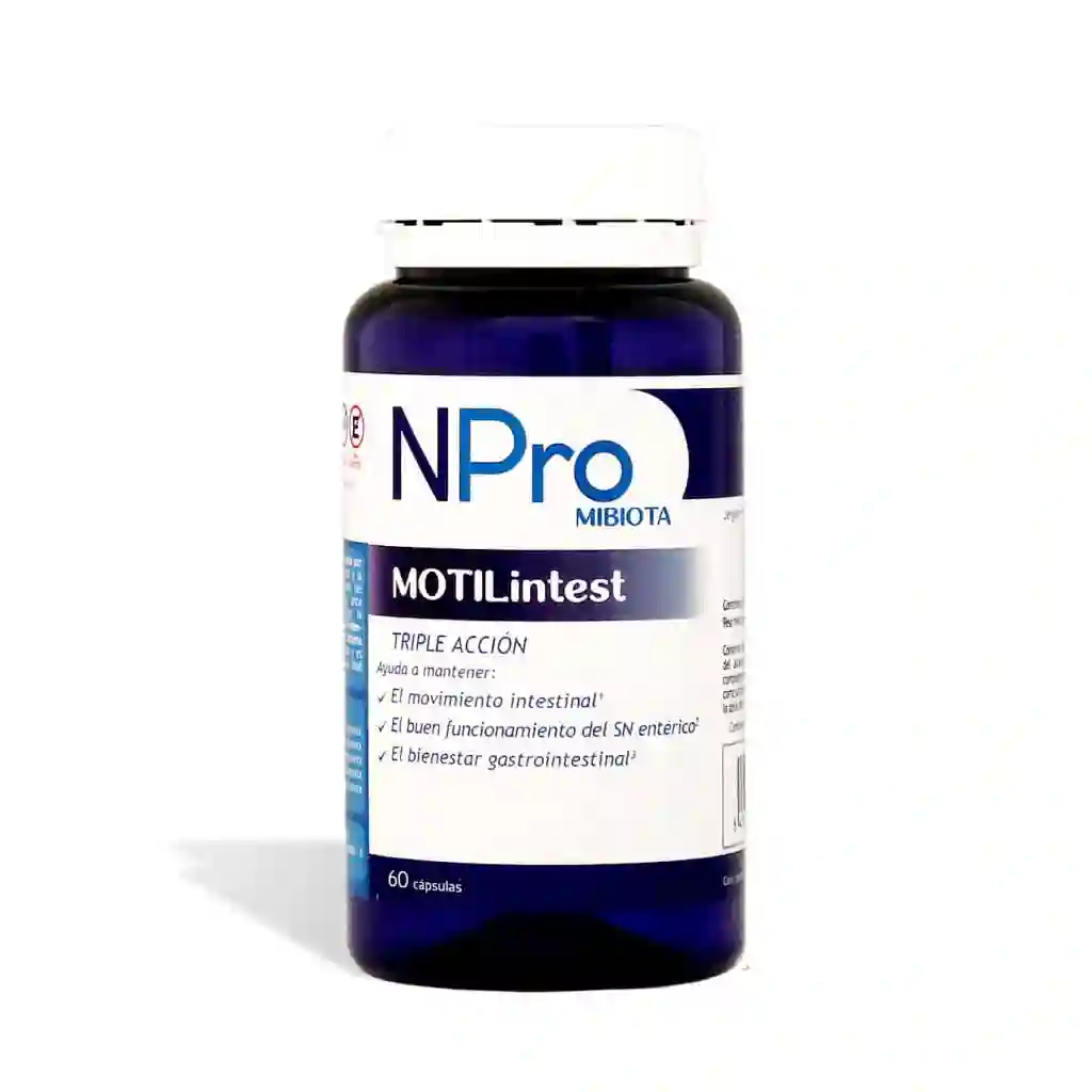 NPRO MOTILINTEST 60 capsules