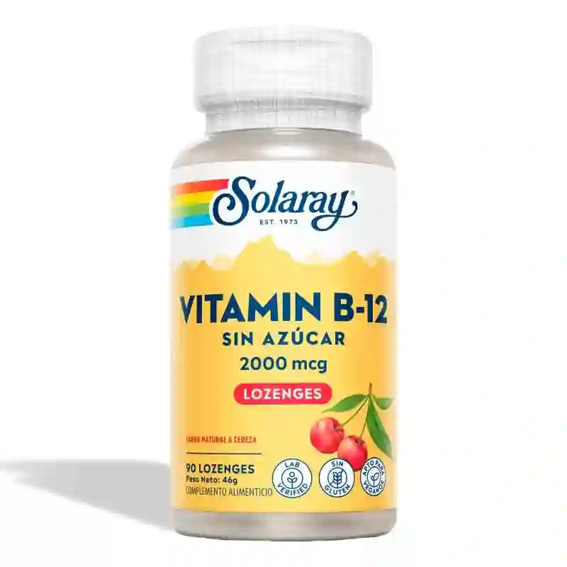 Solaray B12 2000 mg 90 tablets