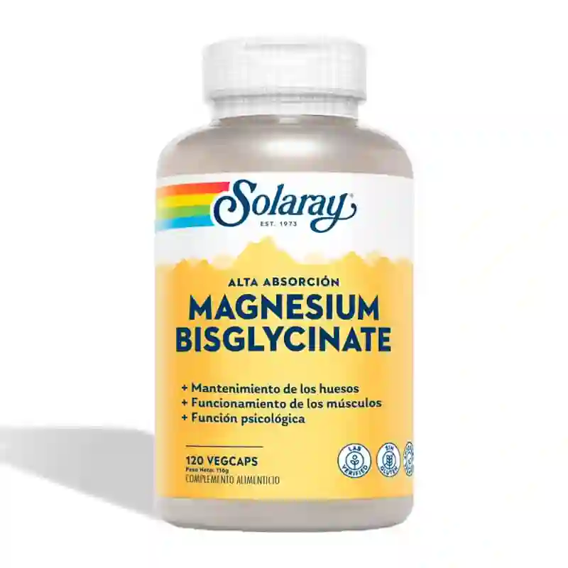Solaray Magnesium Bisglycinate 120 tablets