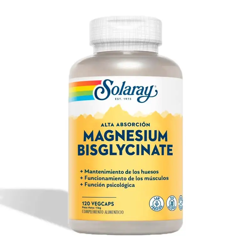 Solaray Magnesium Bisglycinate 120 tablets