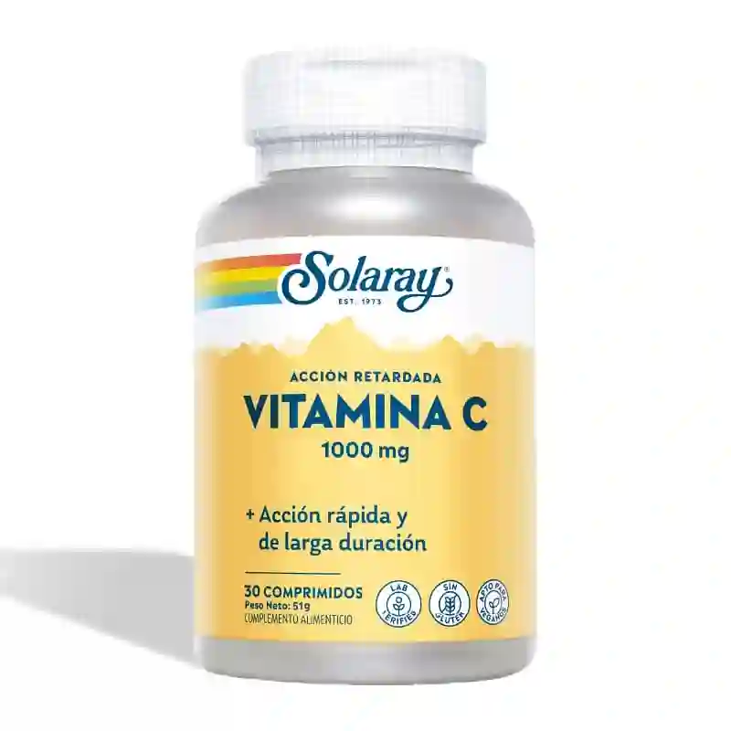 Vitamin C 1000 mg Solaray delayed 100 tablets