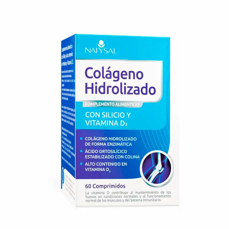 Hydrolyzed collagen with silicon and D3 Natysal 60 tablets