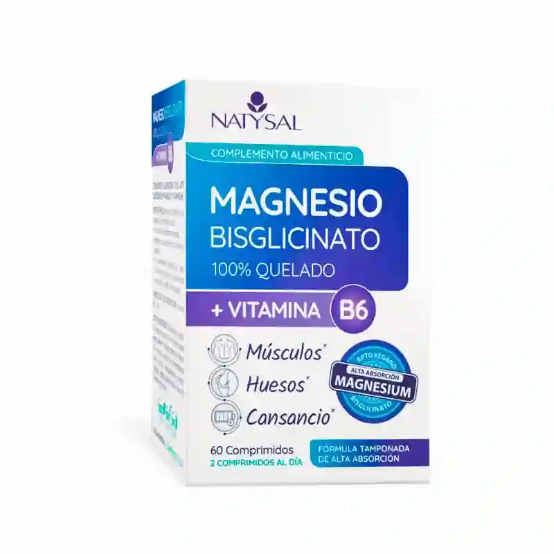 Natsal Bisglycinate Magnesium 60 tablets