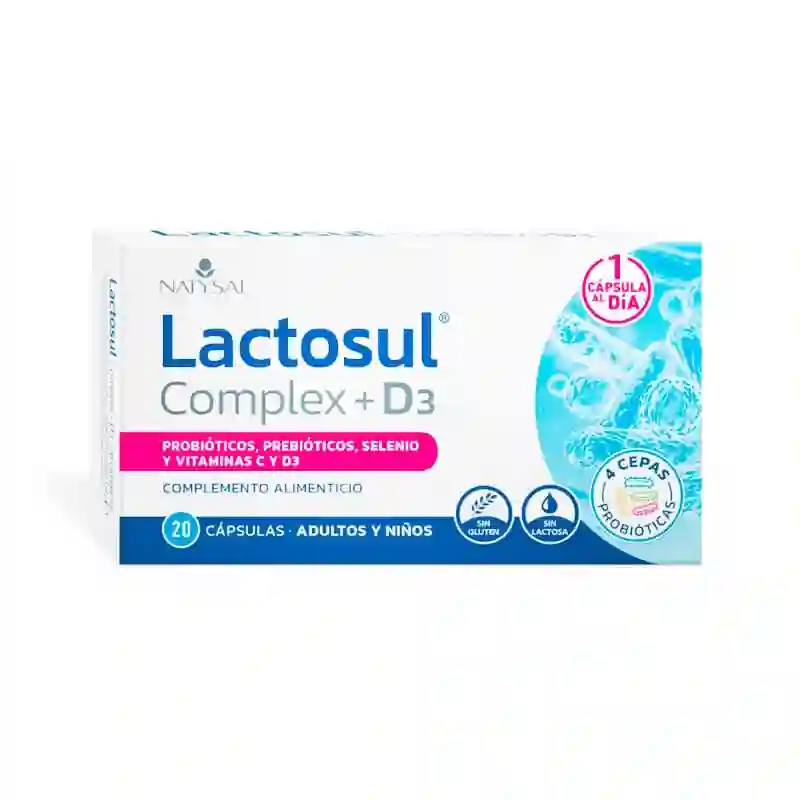 Lactosul Complex D3 Natysal 20 Capsules