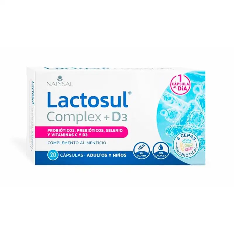 Lactosul Complex D3 Natysal 20 Capsules