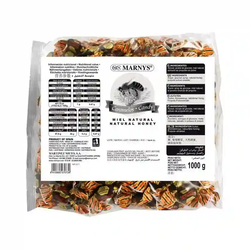 Marnys Propolo Caramelos Honey 1 kg