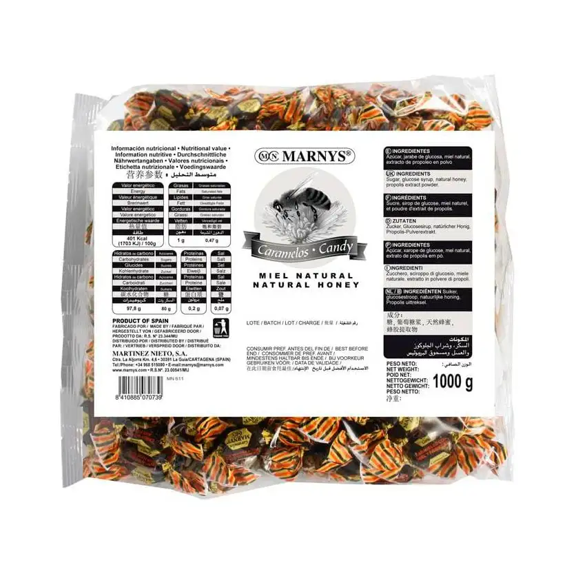 Marnys Propolo Caramelos Honey 1 kg