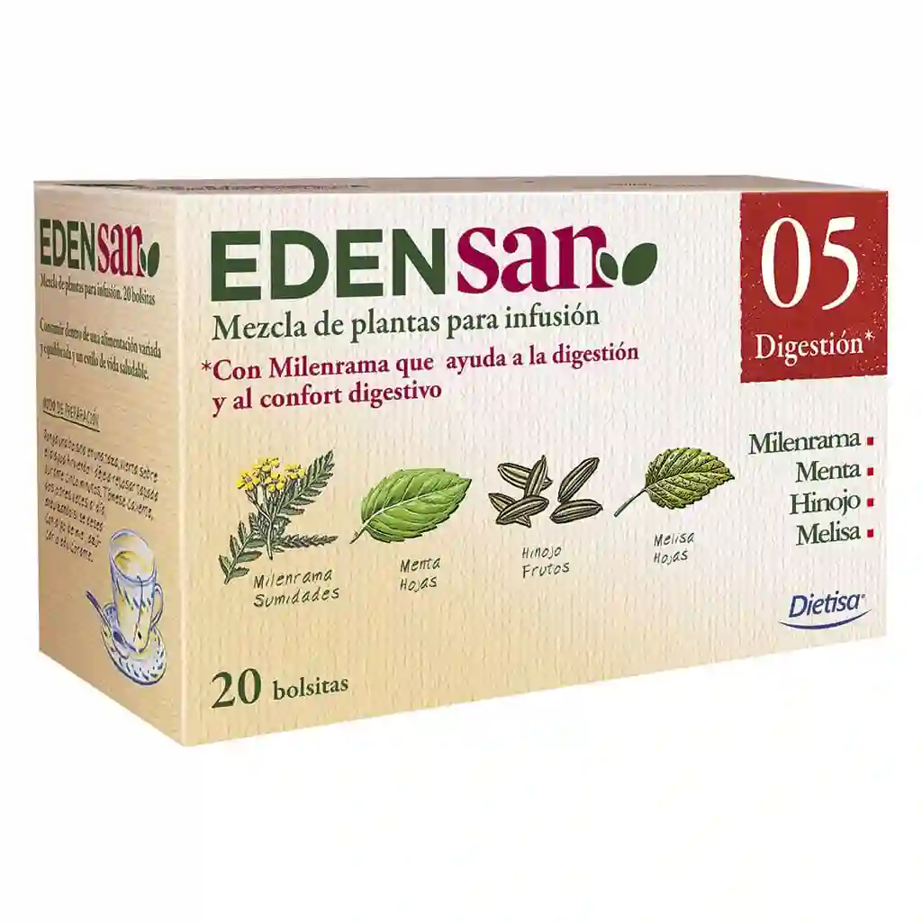 EDENSAN 05 DIETISA DIGESTION 20 FILTERS