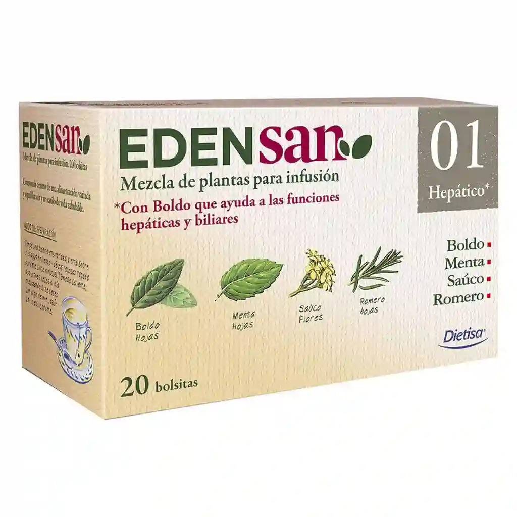 EDENSAN 01 HEPATIC DIETISA 20 FILTERS