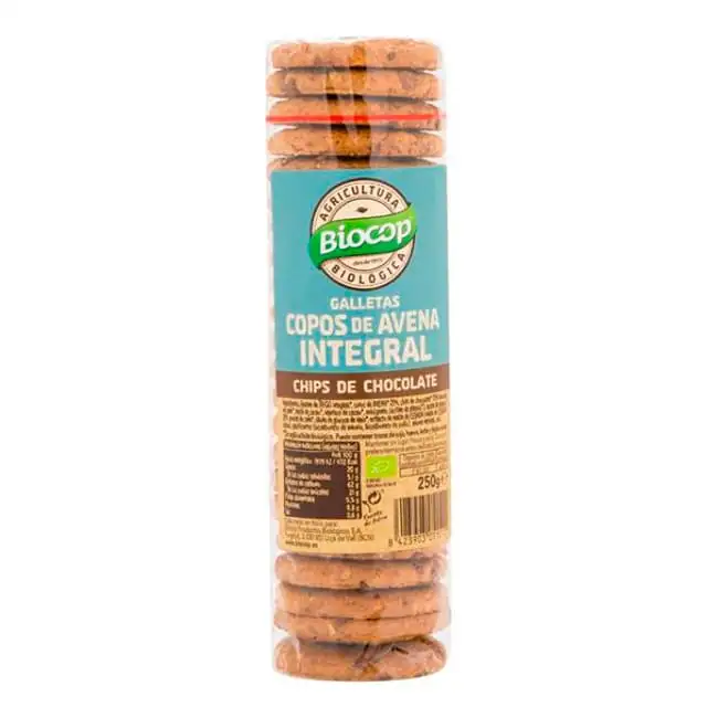 Biocop 250 g chocolate comprehensive oat cookies