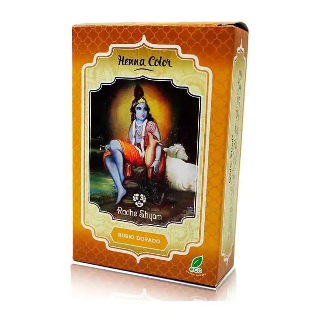 Henna Rubio Dorado Radhe Shyam 100 g