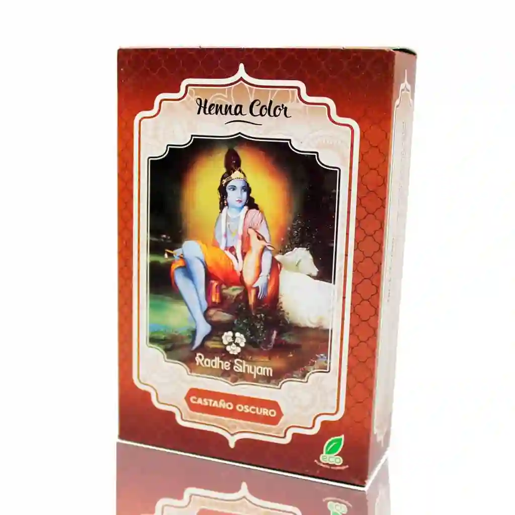 Henna Castaño Oscuro Radhe Shyam 100 g
