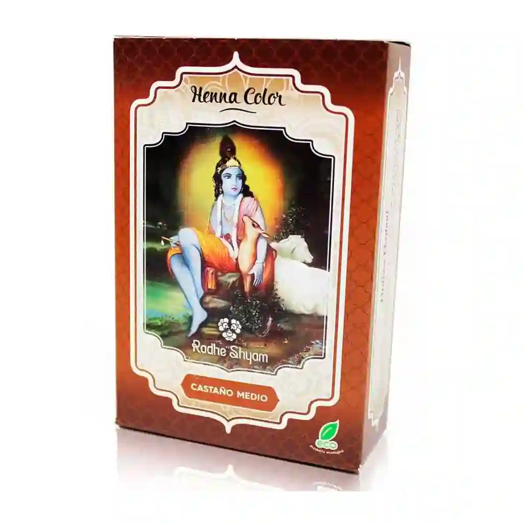 Henna Castaño Medio Radhe Shyam 100 g