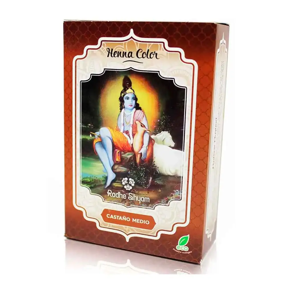 Henna Castaño Medio Radhe Shyam 100 g
