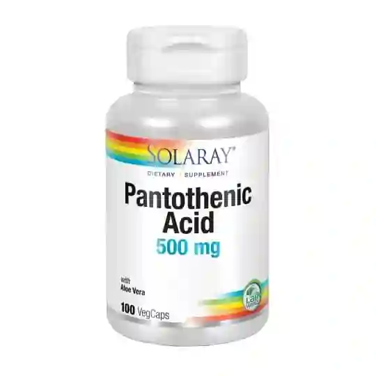 Solaray 500 mg 100 capsules pantothenic acid
