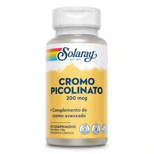 Solaray chrome picolinate 50 tablets