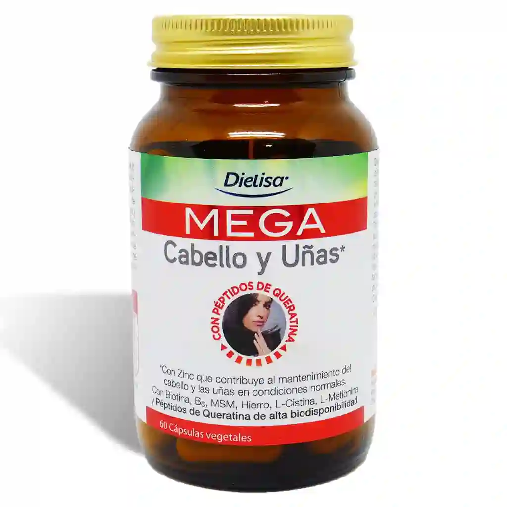 Mega hair and nails dietisa 60 capsules
