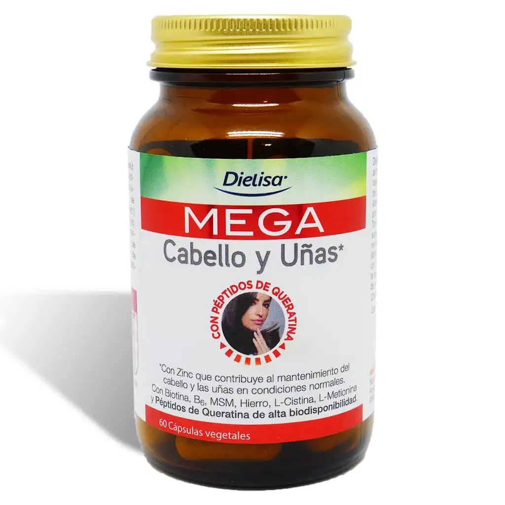 Mega hair and nails dietisa 60 capsules
