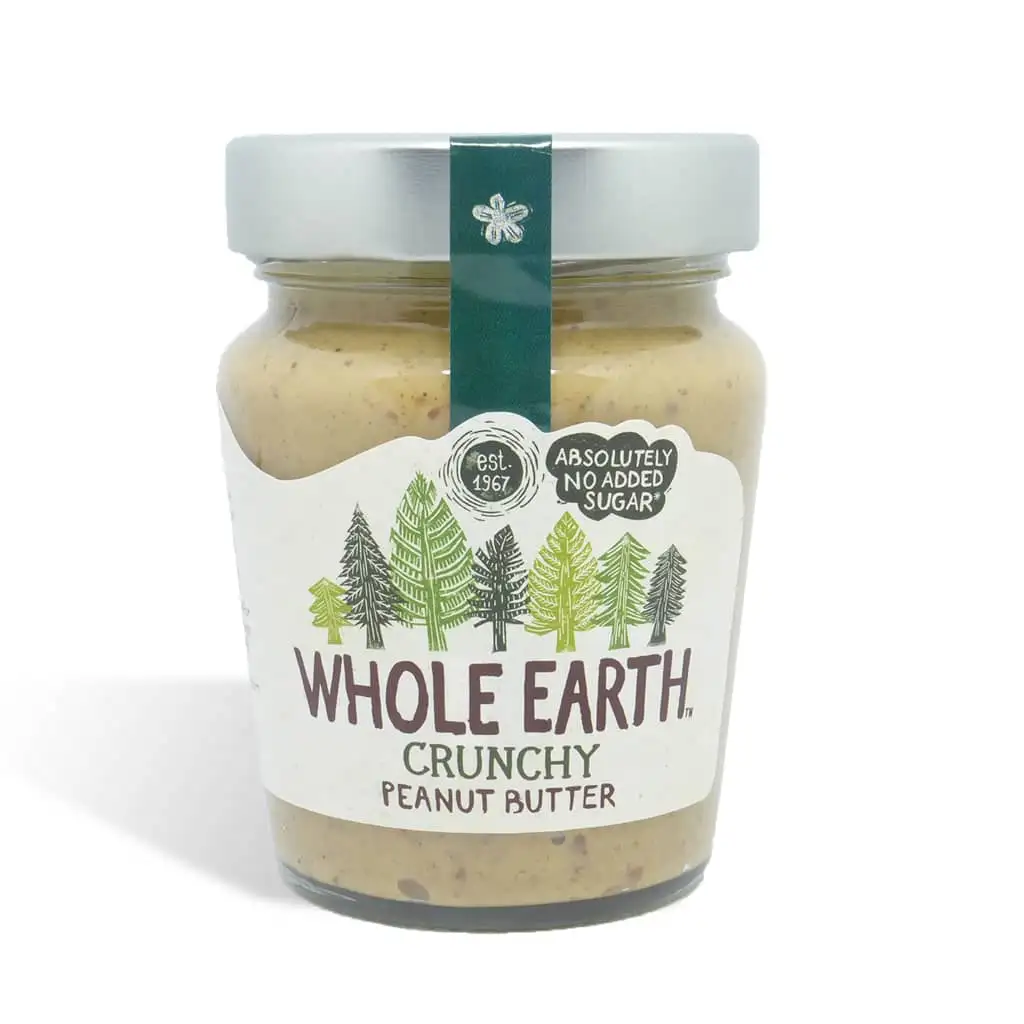 Crunchy peanut cream bio Whole Earth 227 g