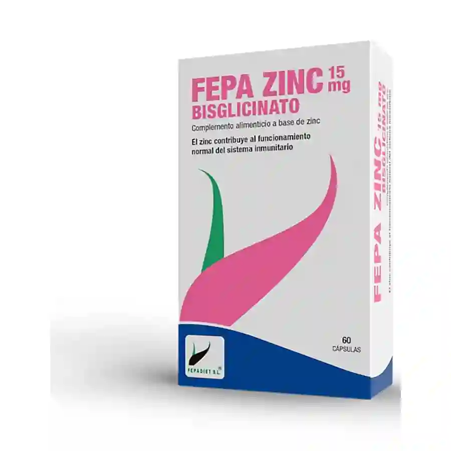 Fepa Zinc 15 mg 60 capsules · Fepadiet