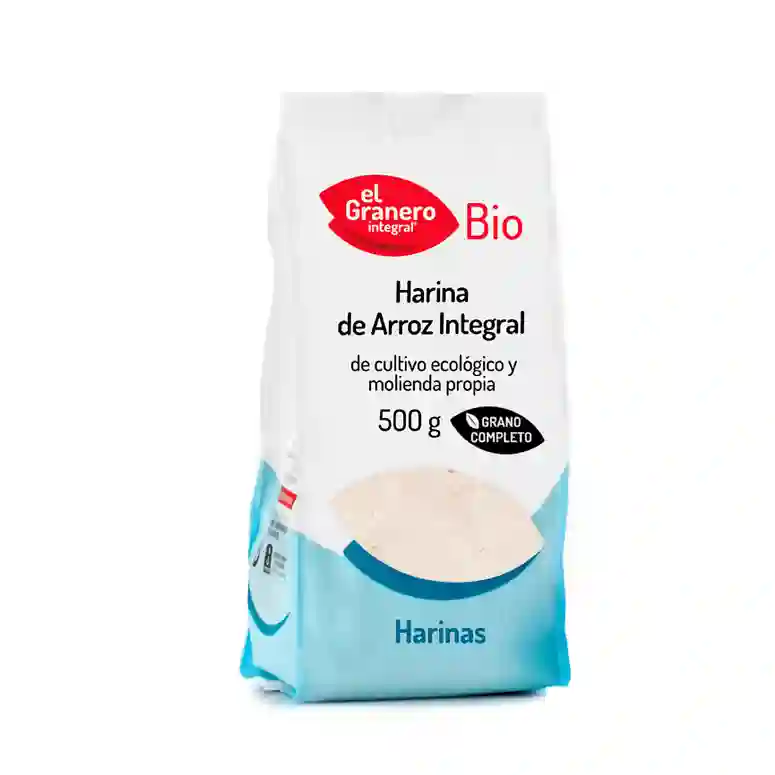 Harina de Arroz Integral El Granero Integral (500 g)