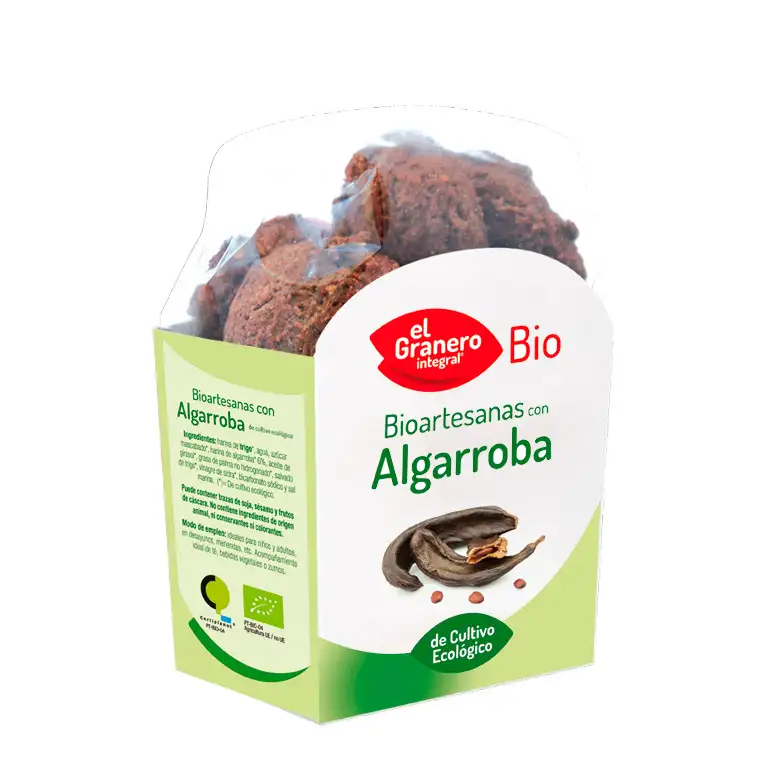 Artisan cookies with carob the integral barn (220 g)