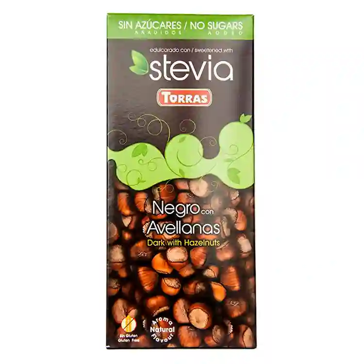 Black chocolate with hazelnuts Torras (125 g)