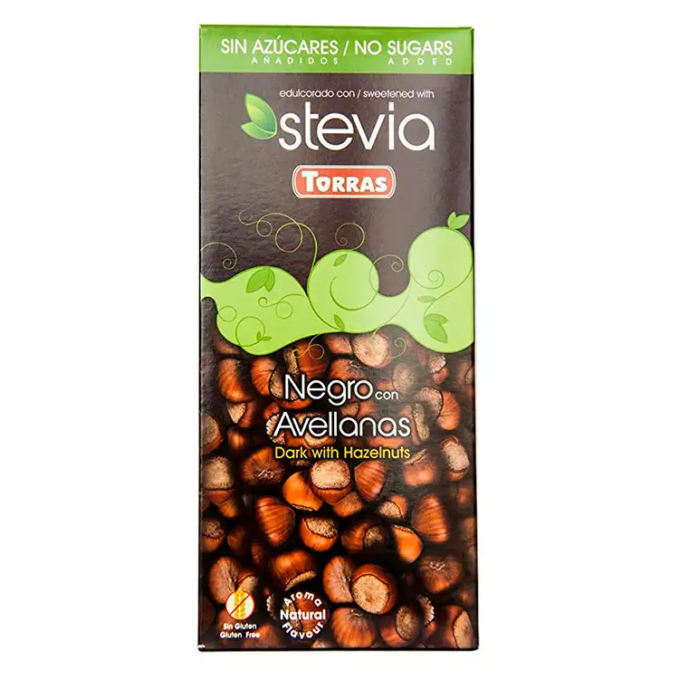 Black chocolate with hazelnuts Torras (125 g)