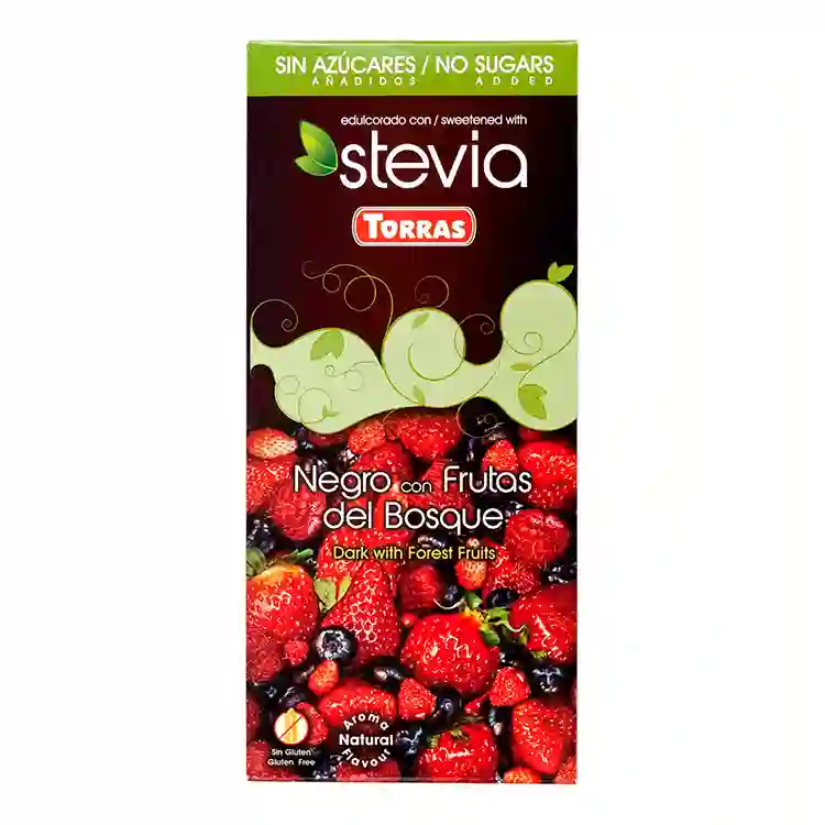 Black chocolate with fruits from the Torras Forest (125 g)