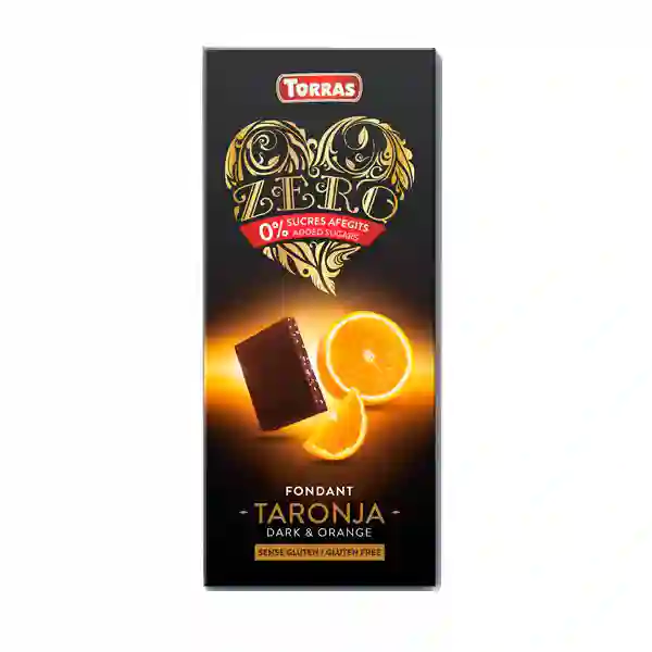 Black chocolate with orange Torras (125 g)