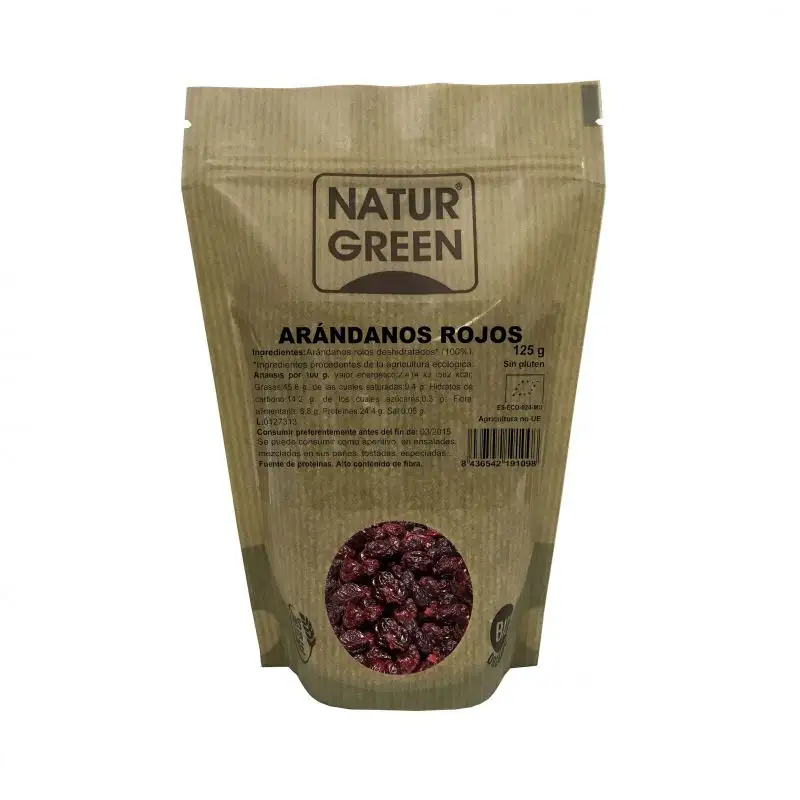 Naturgreen dehydrated red blueberries (125 g)