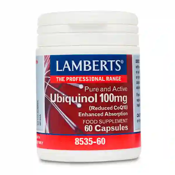 100 mg ubiquinol. Pure and active Lamberts 60 capsules