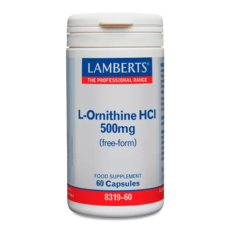 500 mg lamberts ornithine 60 capsules