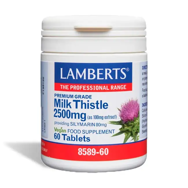 Cardo Mariano Lamberts 2500 mg 60 tablets
