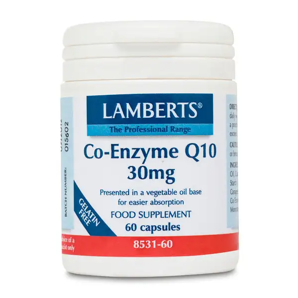 Co-Enzyme Q10 30 mg Lamberts 60 Capsules