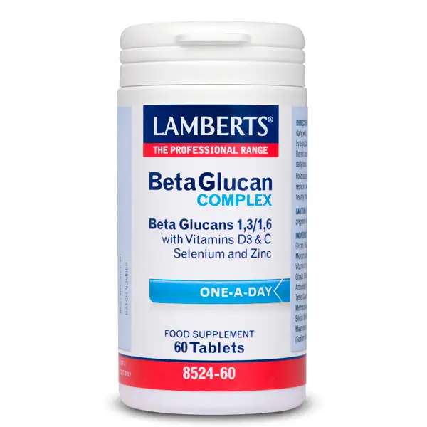 Beta Glucanos Lamberts 60 Tablets