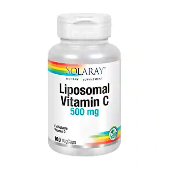 Liposomal vitamin C 500 mg so Solaray 100 capsules