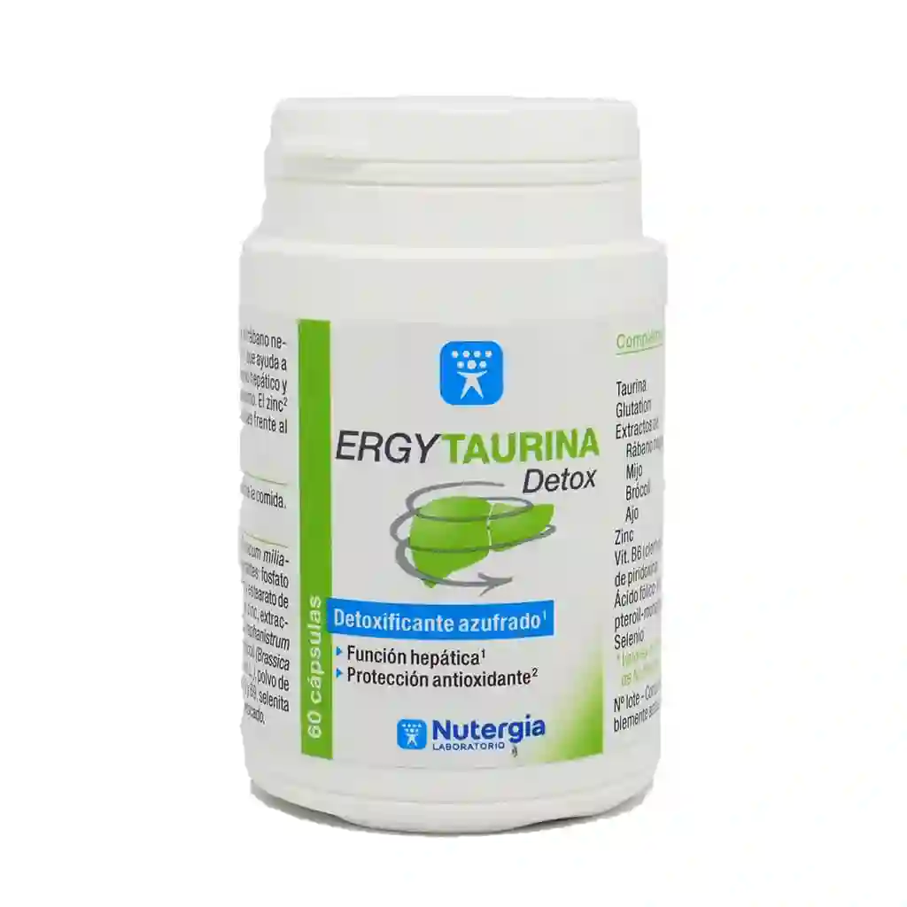 ERGYTAURIN DETOX NUTERGY 60 CAPSULES