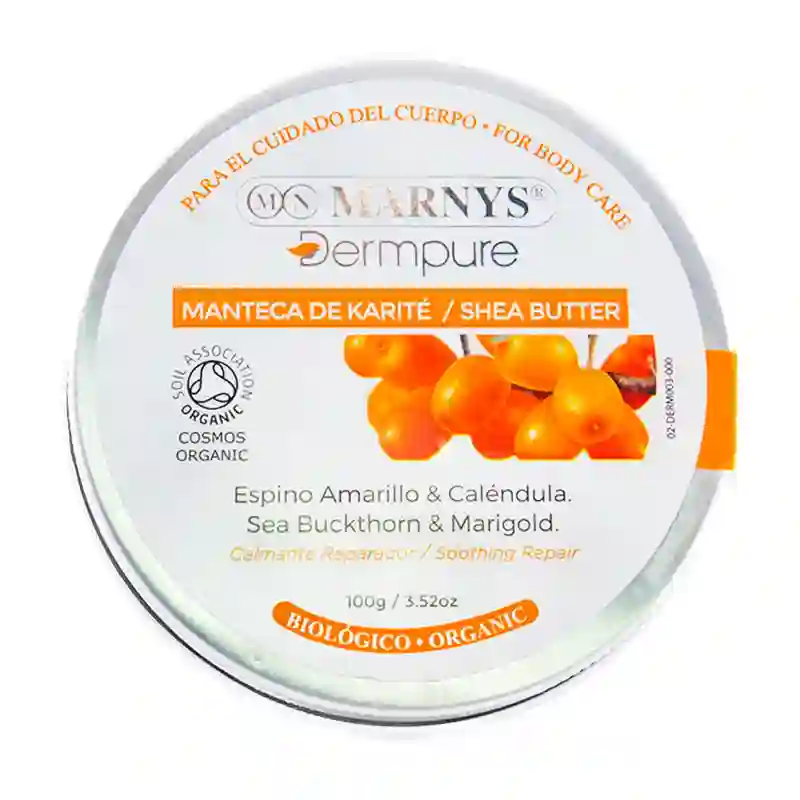 Yellow -bright thorn karité buttys dermpure 100 g calendula