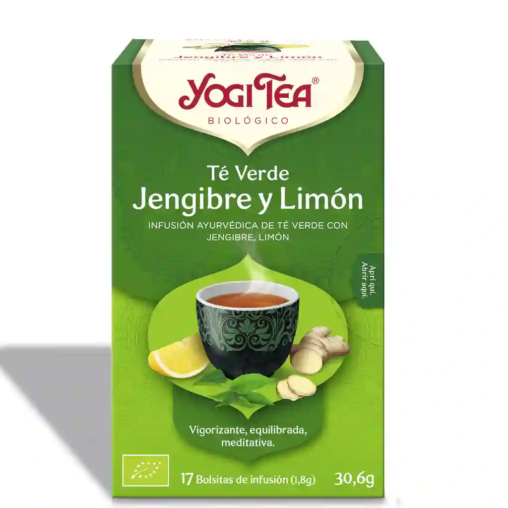 Green tea ginger and lemon yogi tea (17 filters)