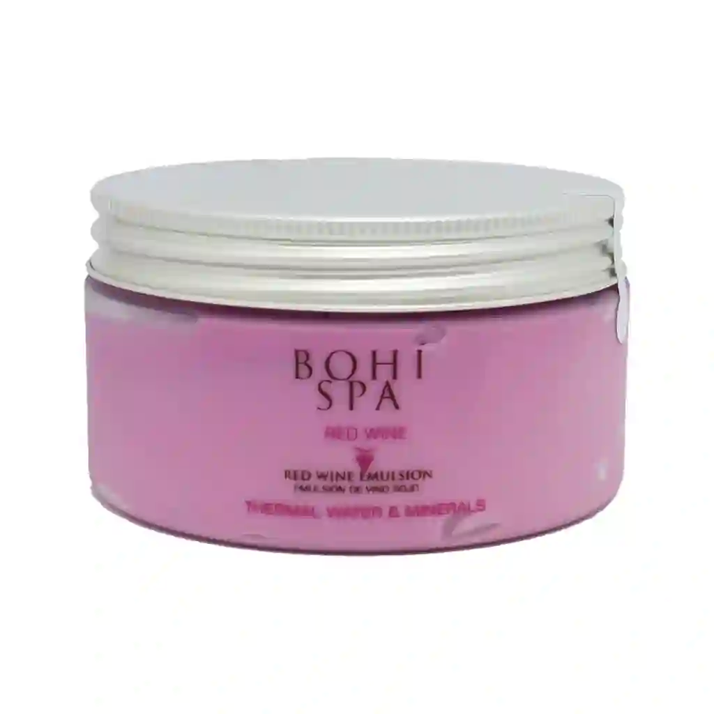 Bohi Spa Red Wine Emulsion 200 ml - Mascarilla Facial y Corporal