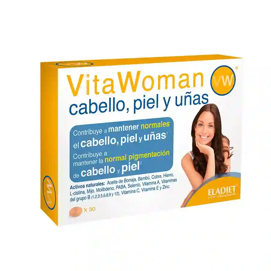 VITAWOMAN HAIR LEATHER AND NAILES ELADIET 30 tablets